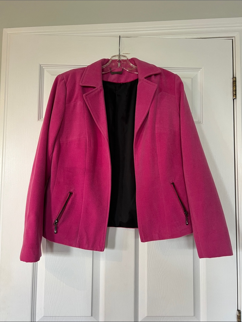 TanJay Hot Pink Women's Tailored Blazer